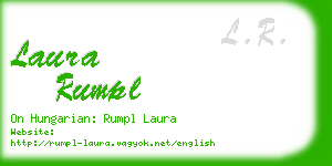 laura rumpl business card